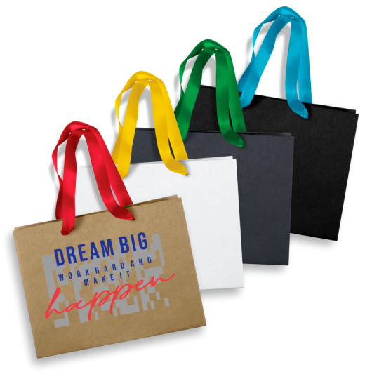 Main Medium Ribbon Handle Paper Bags